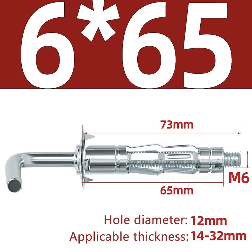 M4–M8 Metal Drywall Expansion Bolts | Hollow Wall Anchors for Plasterboard & Drywall