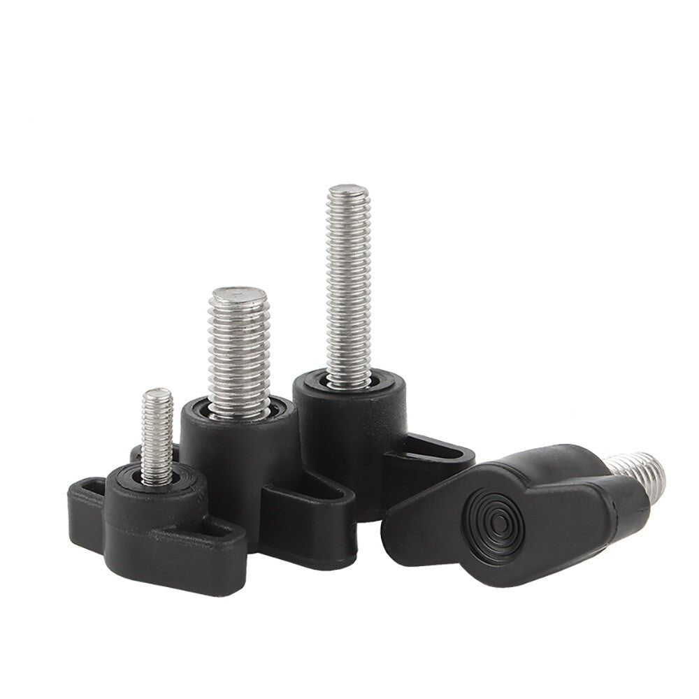 M4 M5 M6 M8 Wing Knob T - Handle Thumb Screw Bolts – Plastic Clamping Knob with Male Thread - HomeDIYer