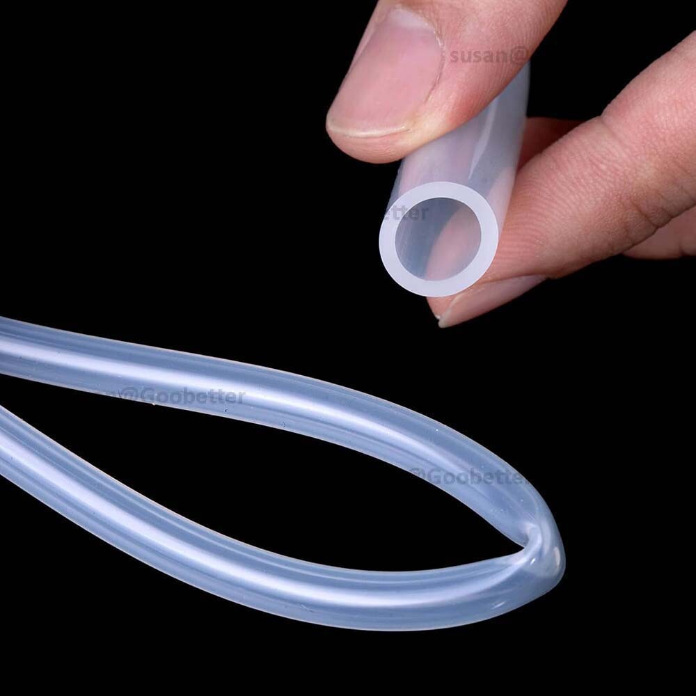 Clear Silicone Tubing — Food Grade Flexible Rubber Hose for Beer, Water & Medical Use | 0.3–50mm ID