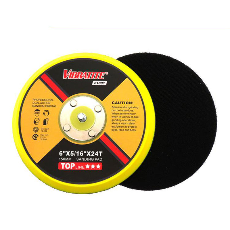 2" to 6" Sanding Backing Pad Hook Loop Bolt M6 M8 Sander Pad For Drill Grinder