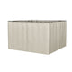 10x12 FT Gazebo Sidewall Set, 4 Polyester Panels with Zippers, Hooks & C-Rings, Beige
