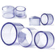 PVC Cap End Caps Plug Blanking ø20~90mm Transparent Adhesive Drain Pipe Fittings UPVC