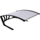 Robotic Lawn Mower Garage – Polycarbonate Canopy Shade Cover, 40.5" x 32.5" x 17.4", Black