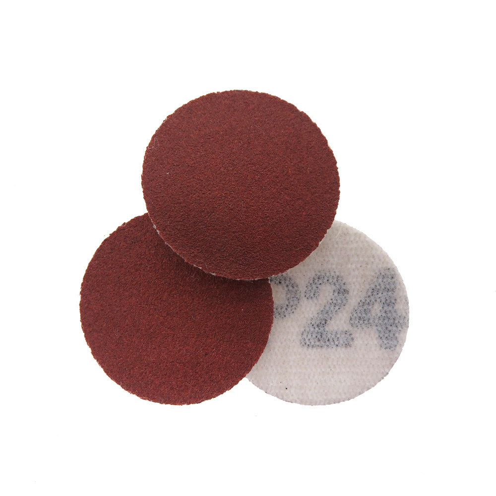 Round Dry Wet Sanding Disc Sandpaper Hook Loop Red 1 inch 25mm 60-2000 Grit