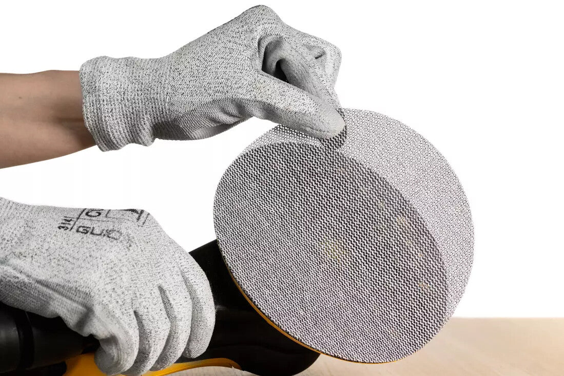3" 5" 6" Mesh Sanding Discs — P80 to P1000 Grit Hook & Loop Sandpaper for Random Orbital Sanders