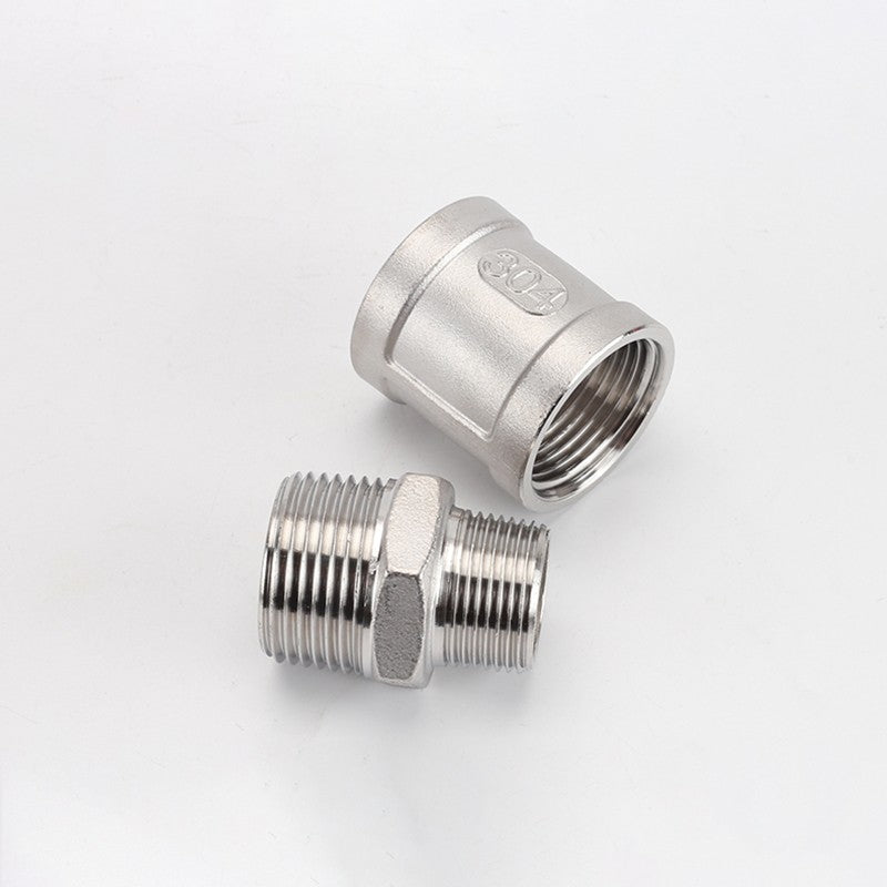BSP Male Female Thread Connector – Stainless Steel Pipe Fittings (1/2" to 1")
