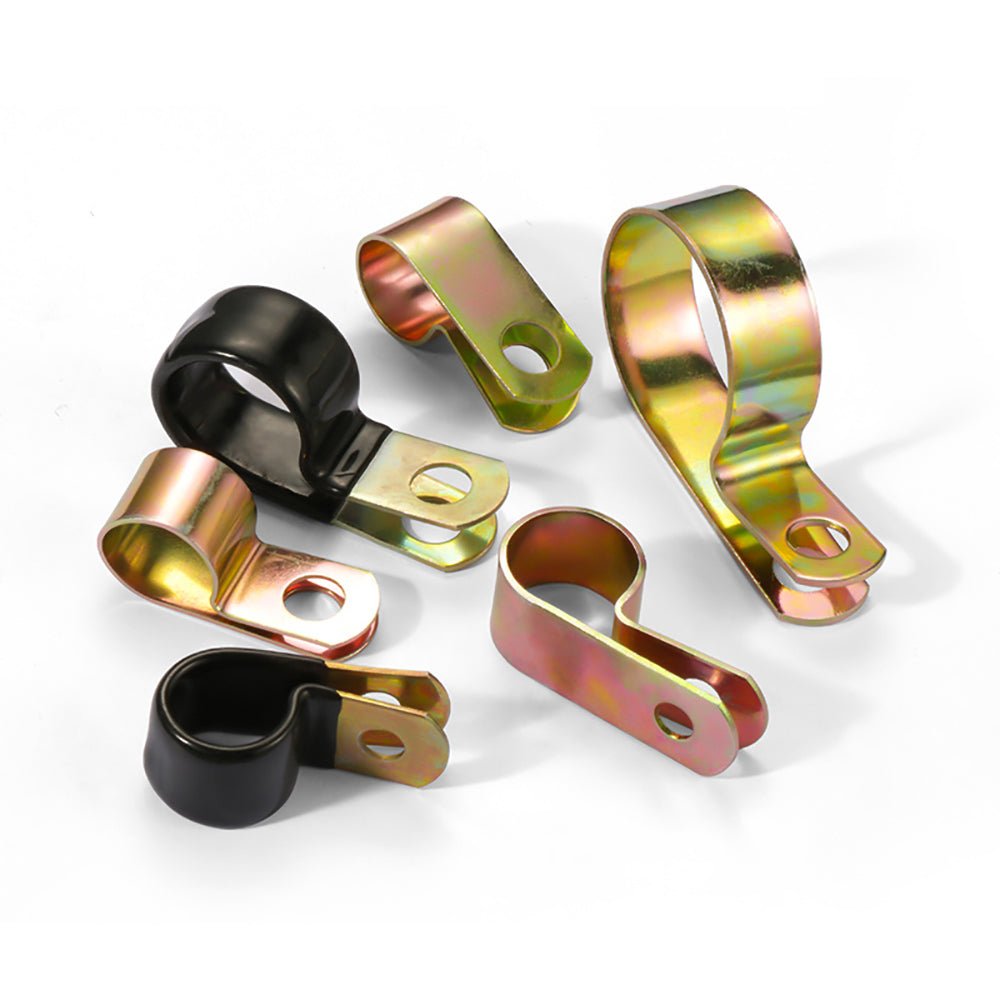 Unlined P Clips 4mm - 50mm Hose Conduit Tubing Cable Holder Insulating hose clamp - HomeDIYer