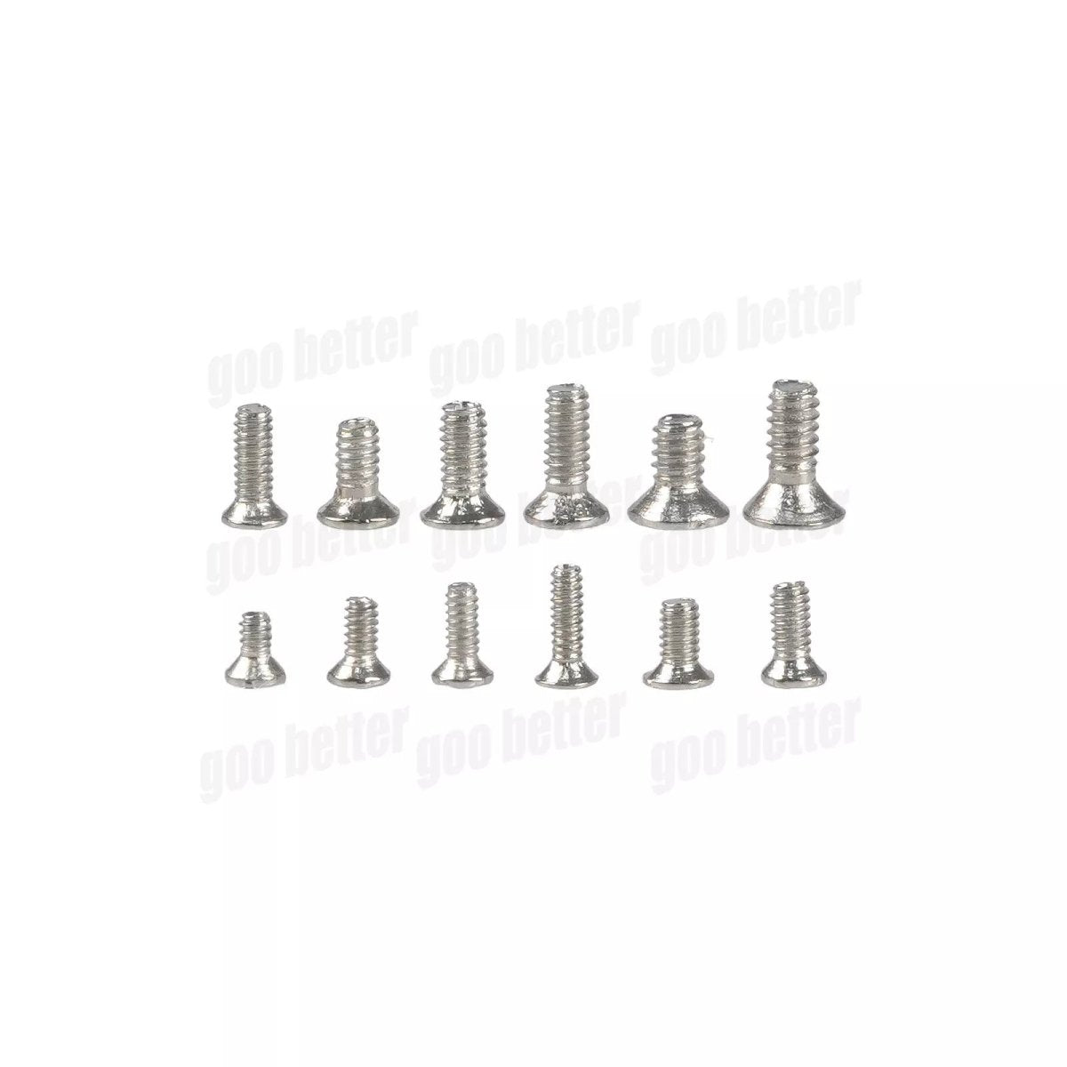 600PC Small Mini Screws M1 M1.2 M1.4 M1.6 Flat Head Screws for Eyeglasses Watch - HomeDIYer