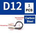 Unlined P Clips 4mm-50mm Hose Conduit Tubing Cable Holder Insulating hose clamp