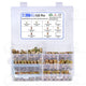 122PCS 1/4'' 5/16'' Furniture Threaded Inserts Nuts Screw,Wood Assortment Tool Kit