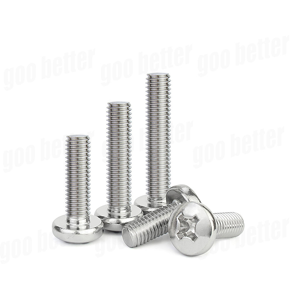 POZI PAN MACHINE SCREWS POZIDRIVE BOLTS A2 STAINLESS STEEL M2 M2.5 M3 M3.5 M4