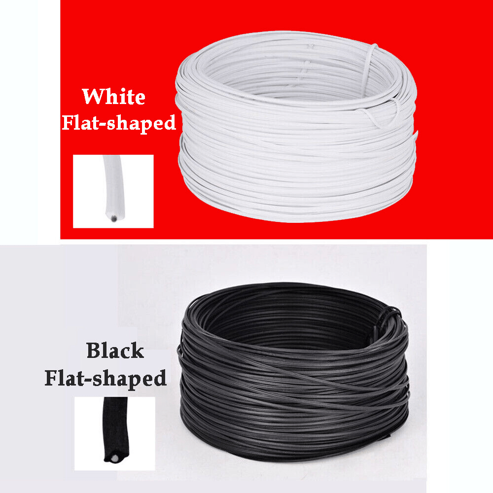 Galvanised Garden Wire Heavy DutyPlant Tie Fencing Wire 45 - 100m Long WhiteBlack - HomeDIYer