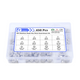 450 Pcs 2# - 1/2" 304 A2 Stainless Steel Hex Nuts Assortment Kit For Screws Bolt
