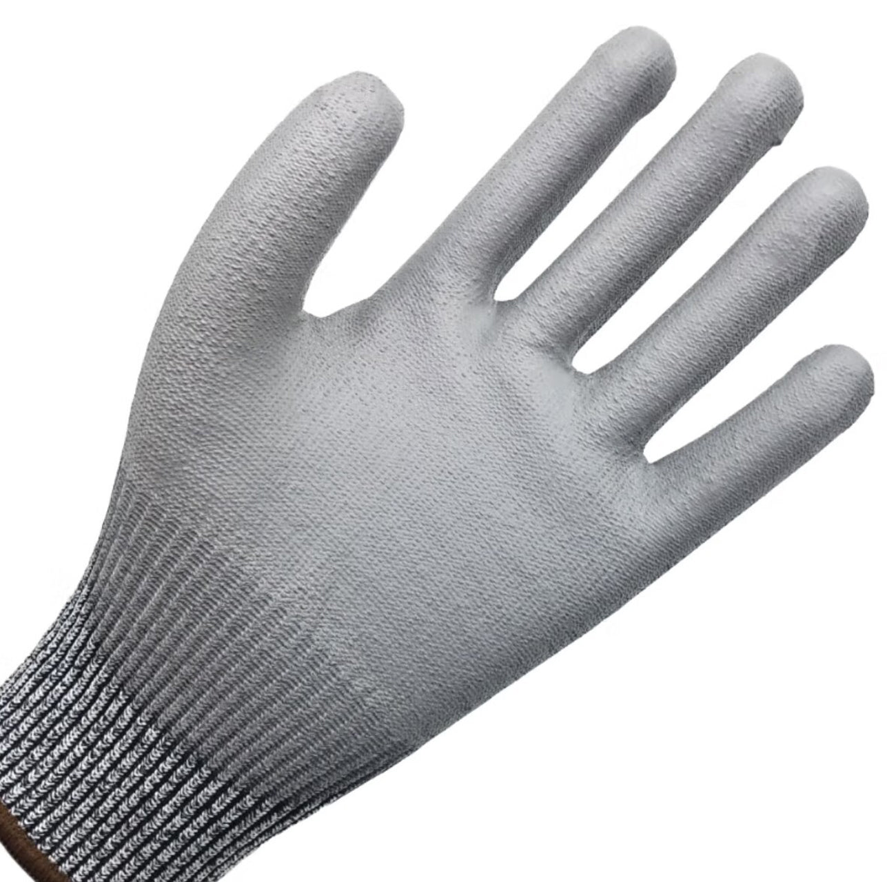 Level 5 Cut Resistant Gloves with PU Coated Palm for Construction