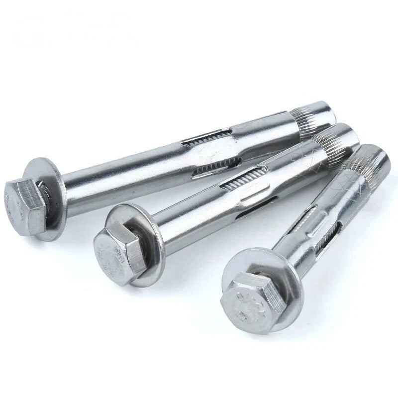 304 Stainless Steel Expansion Anchor Bolts — Heavy Duty Masonry Wall Screws M6 to M12