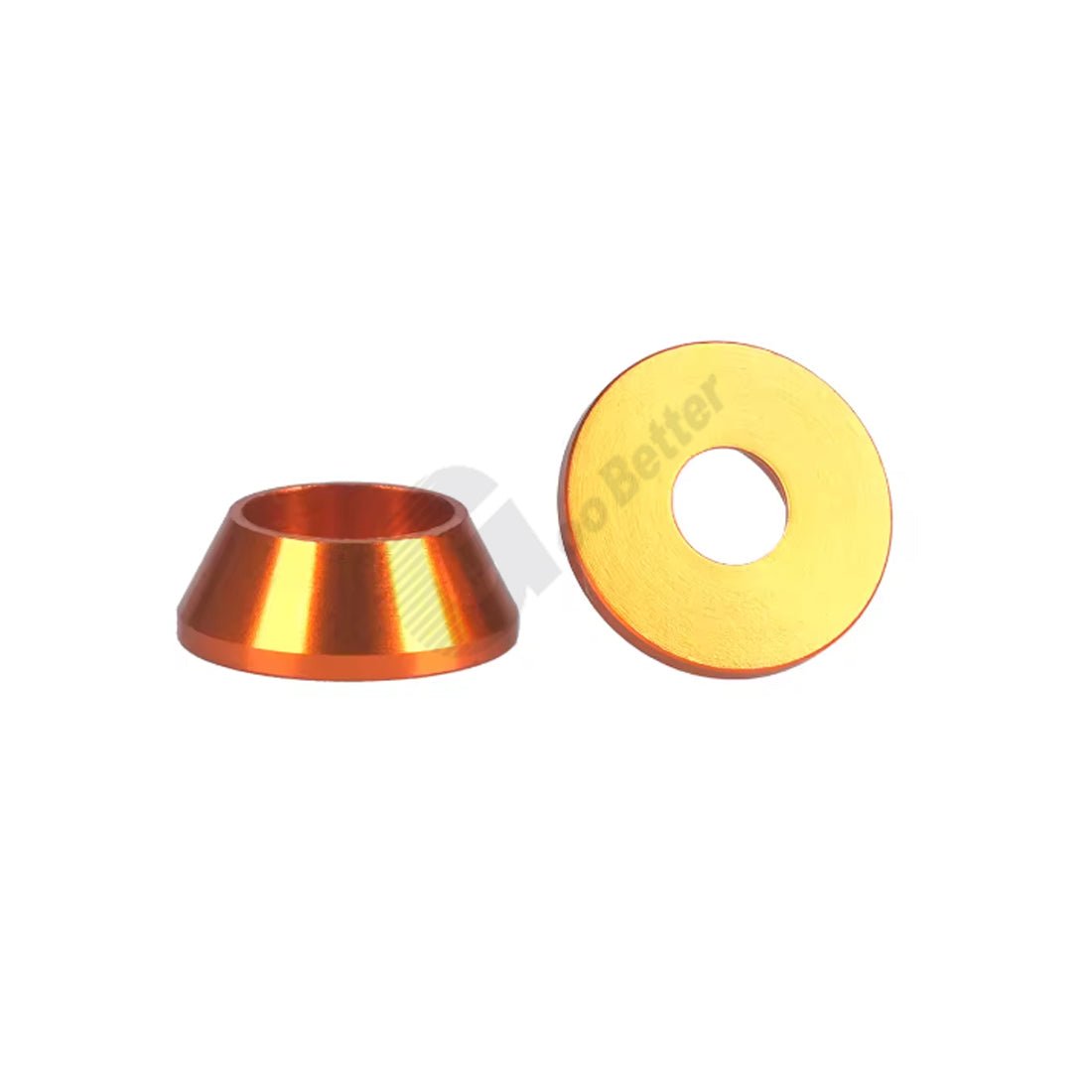 M2 M2.5 M3 M4 M5 M6 M8 Colours Load Spreading Cone Washers Anodised Aluminium - HomeDIYer