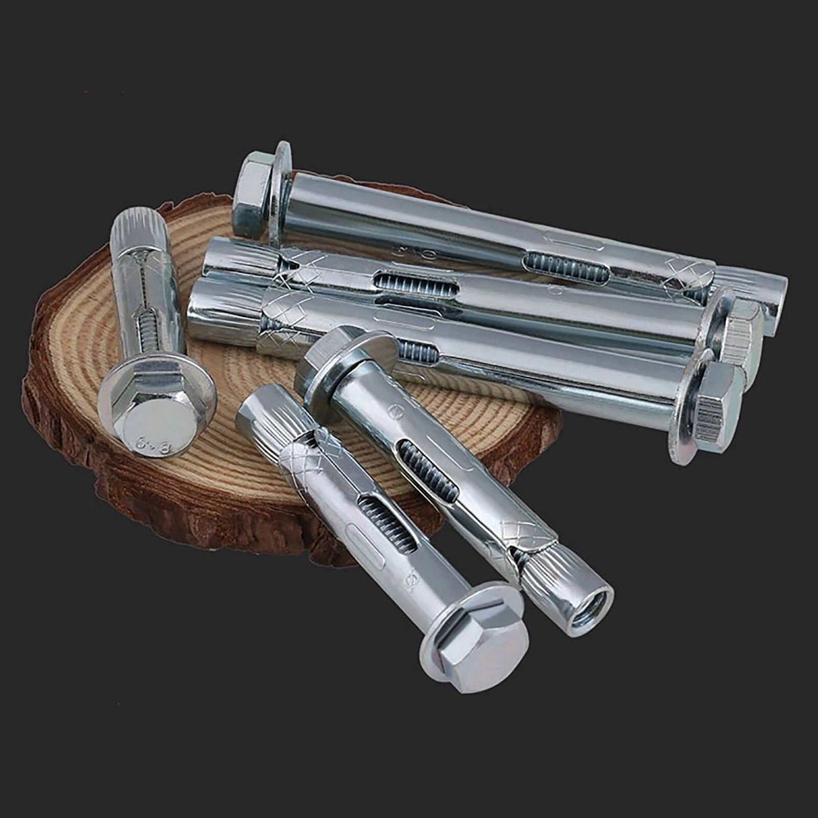 Zinc-Plated Expansion Sleeve Anchor Bolts for Concrete & Masonry — Ø 6.5mm to 16mm