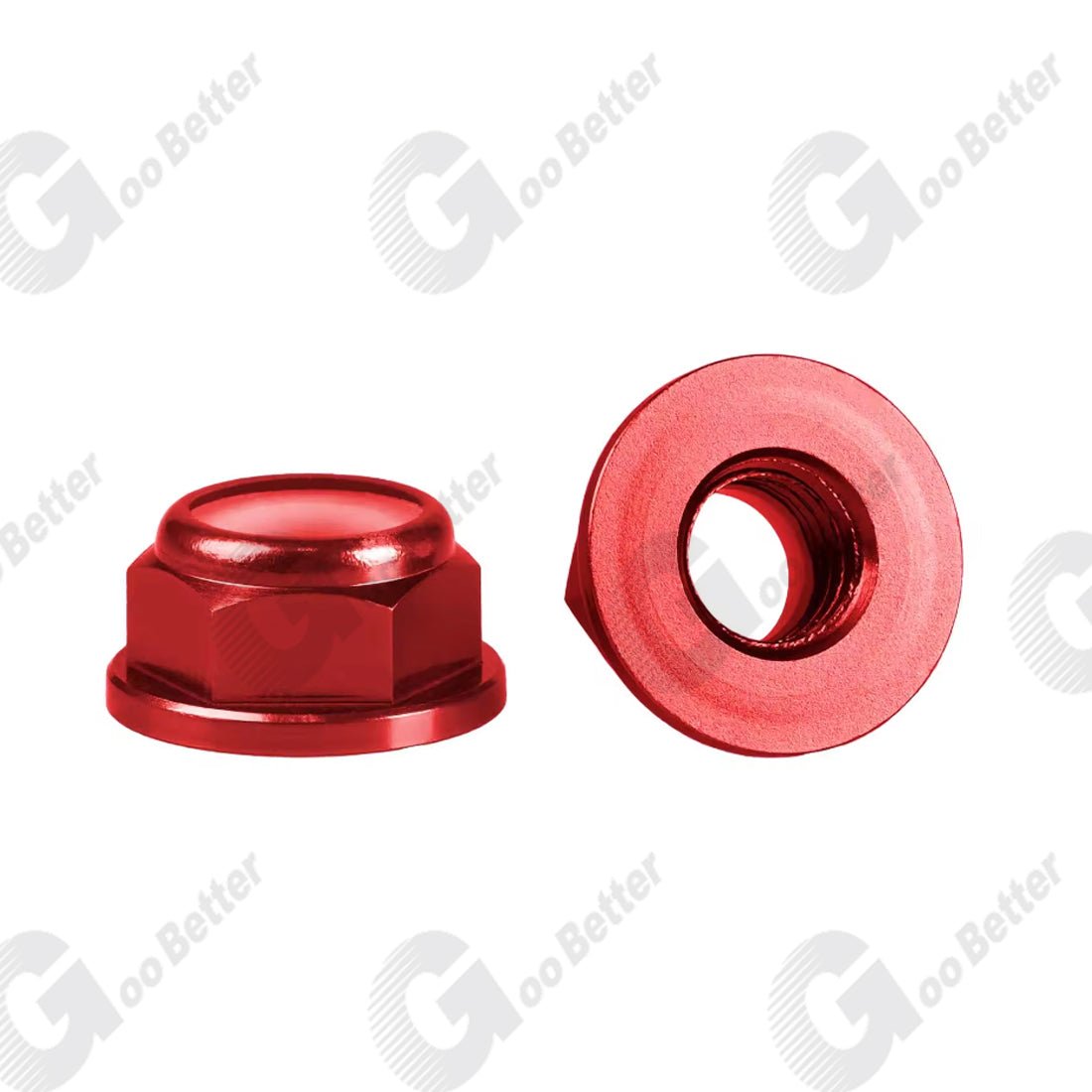M2 M3 M4 M5 M6 M8 RC Flanged Nyloc Anodised Aluminium Wheel Nuts Various Colours - HomeDIYer