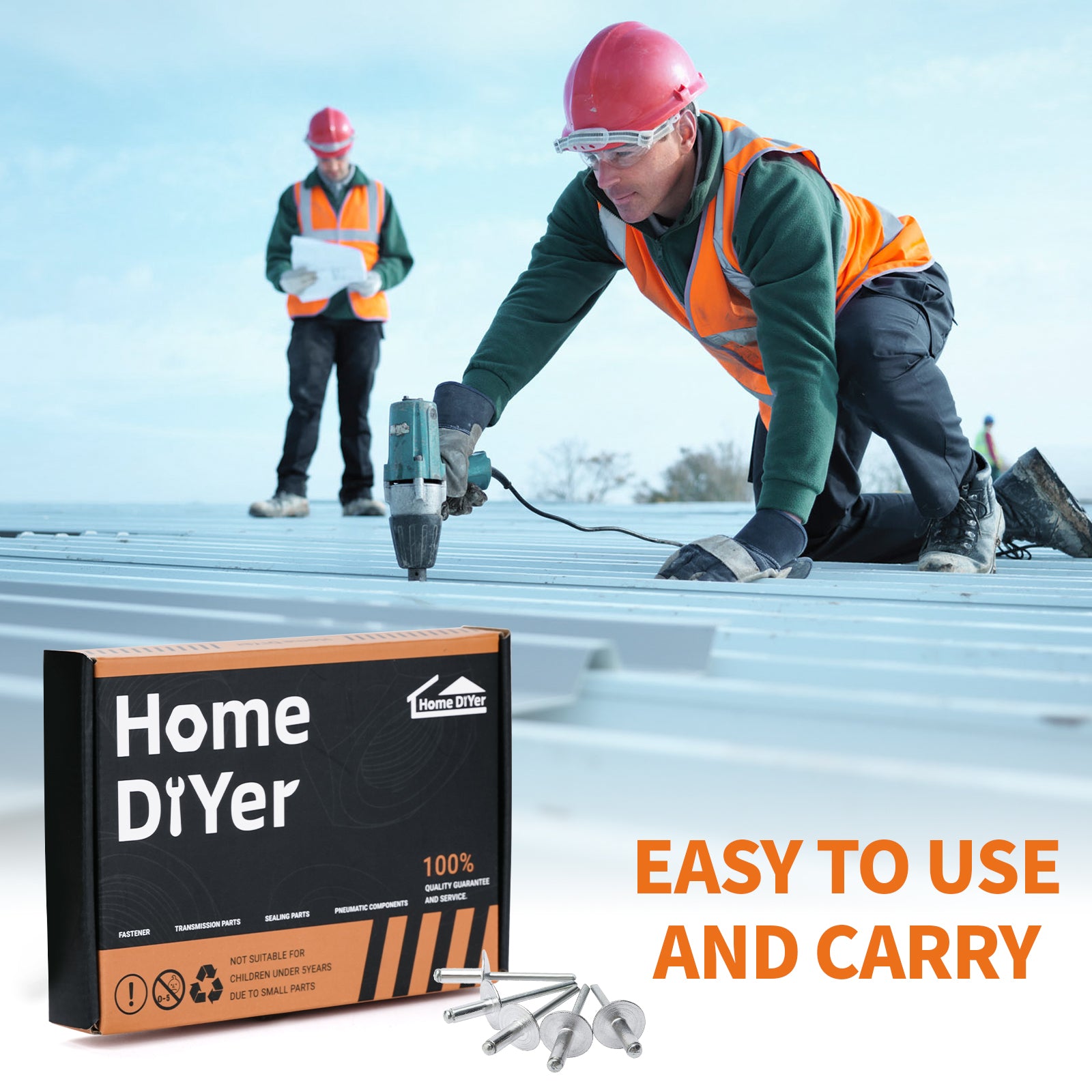 EXTRA LARGE FLANGE HEAD POP RIVETS OPEN BLIND ALUMINIUM/STEEL 3.2mm 4.0mm 5mm?