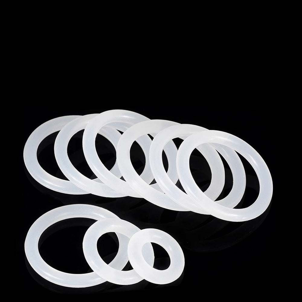 1mm Cross Section O Rings VMQ Silicone Food Grade 1mm - 48mm ID High Temperature