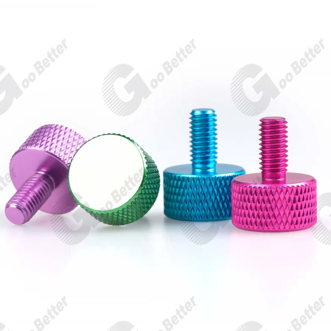 Knurled Thumb Screws M5 M6 Aluminum Alloy DIY Hand Tighten Grip Knob Bolts - HomeDIYer