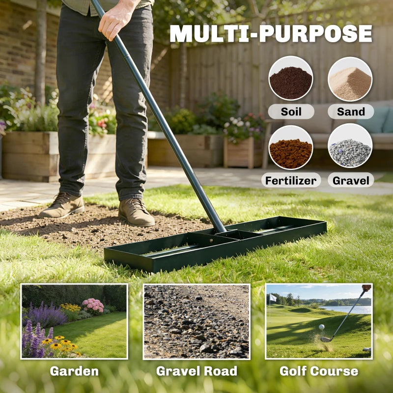 Heavy Duty Yard Leveling Rake,Lawn Leveling Rake