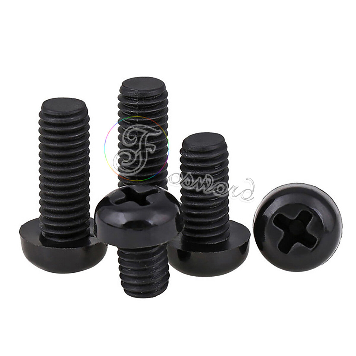 Nylon Phillips Round Pan Head Machine Screws – M2 M2.5 M3 M4, Non‑Conductive & Corrosion‑Free
