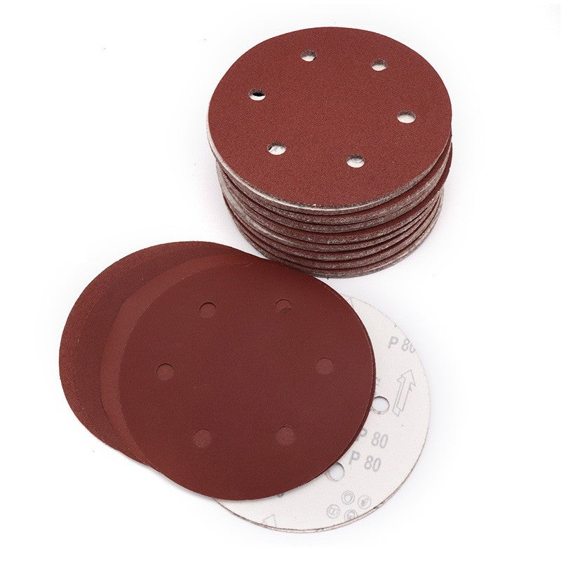 125/150/225 mm Sanding Discs 6 Hole Sandpaper 40-2000 Grit Orbital Sander Pads