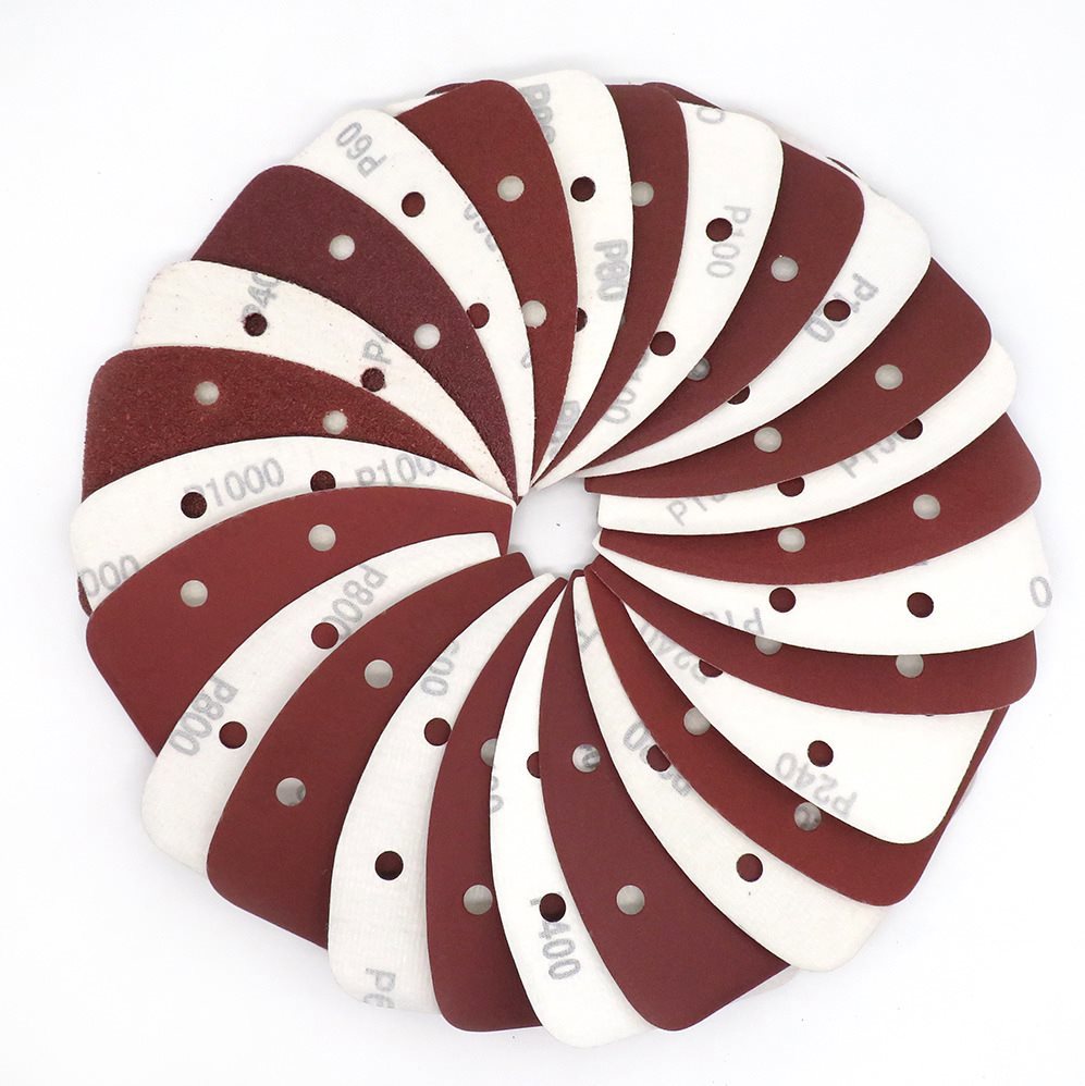 Sandpaper Frosted Sheet Girnding Plate Polished 40~2000Grit 140*140*98mm 5 holes