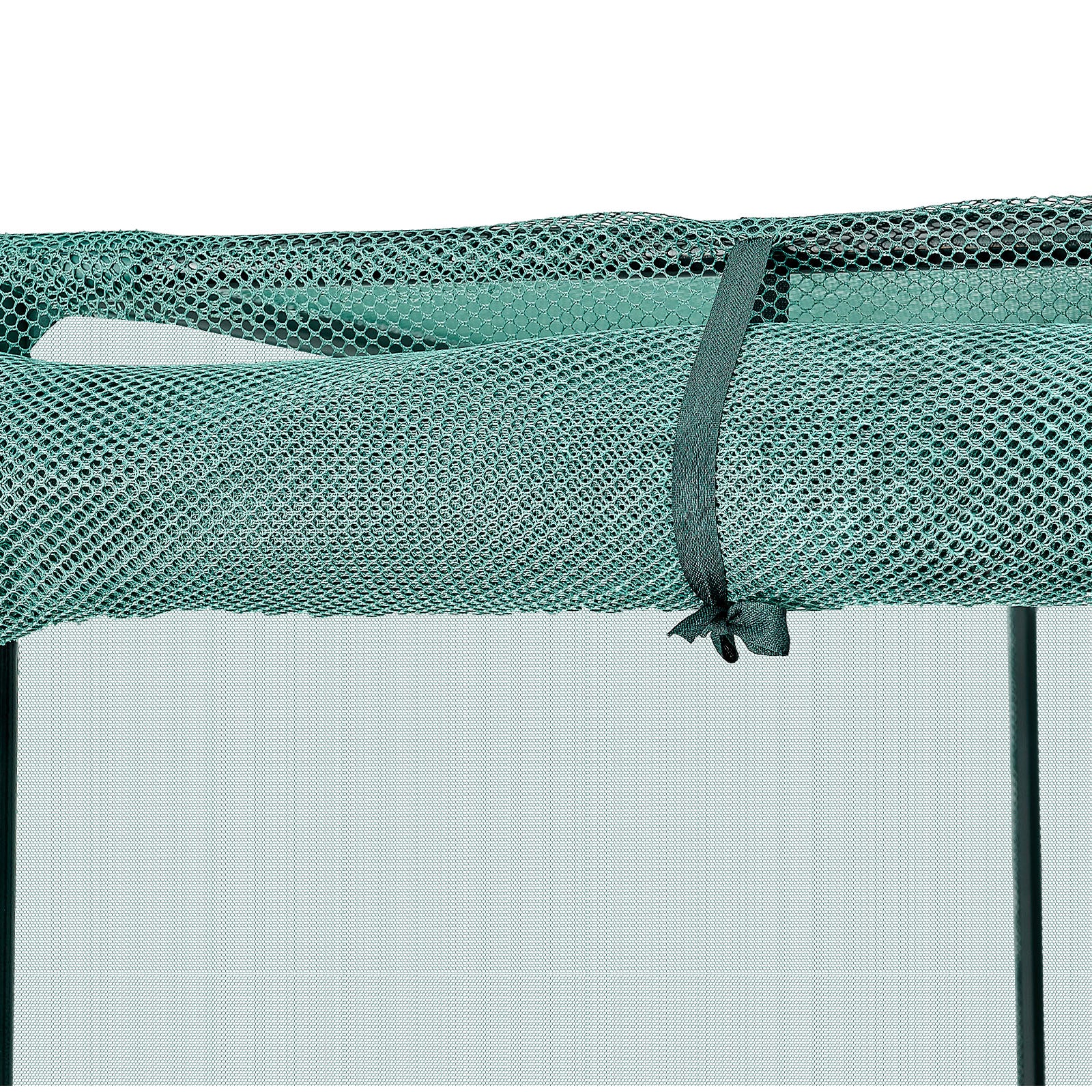 Crop Cage, 3.9 x 3.9 x 5.9 ft Plant Protection Tent with Zippered Door, Wind-Resistant Tall Crop Cage, Easy to Install, Outdoor Raised Bed Cover, Tomato Plant Netting for Garden Patio Lawn
