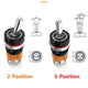 16mm LED Toggle Switch ON/OFF 2/3 Position Chrome Brass Black Oxide 20A 250VAC Waterproof