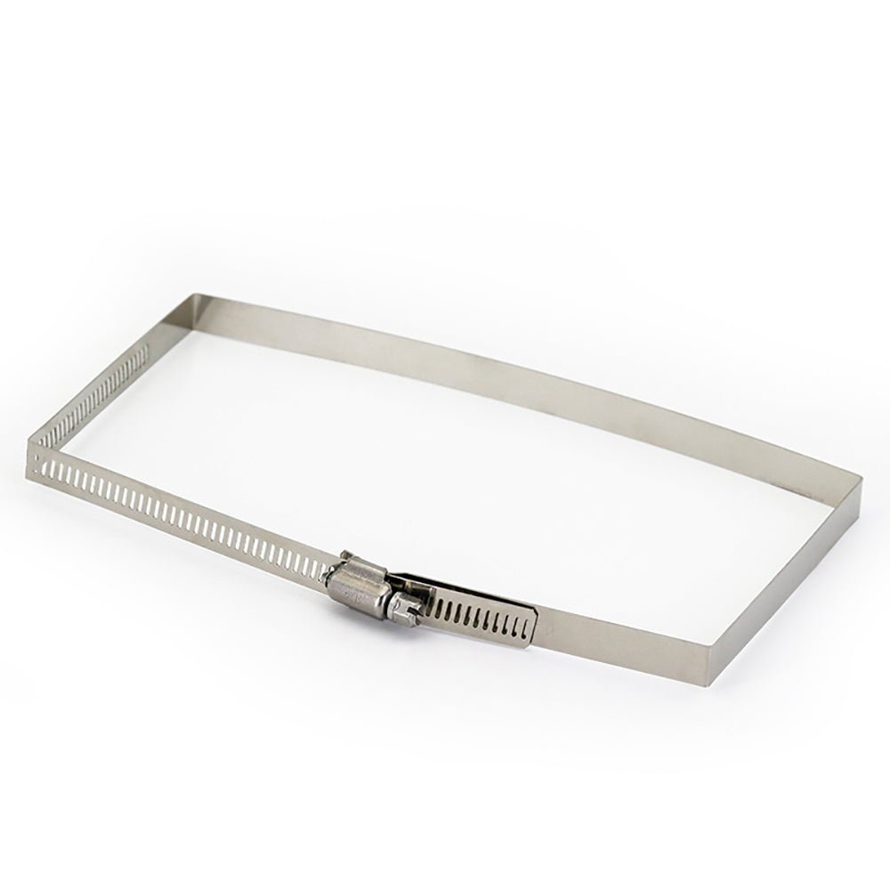 304 Steel Square Hose Clamp 50 - 1200mm Rectangular for Cable Tray & Pipe Fixing - HomeDIYer