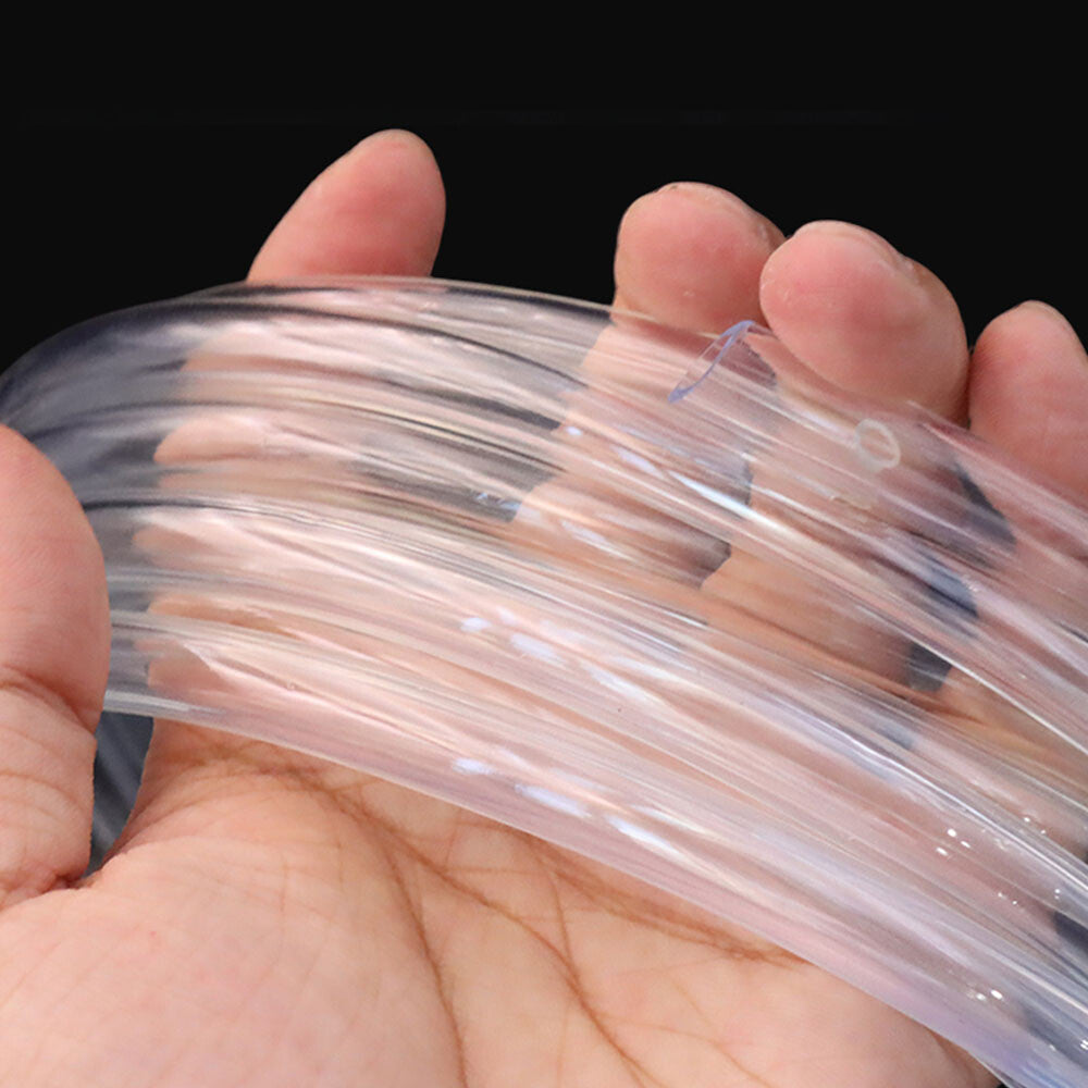 Clear PVC Tube — Flexible Plastic Hose Pipe ID 6–25mm, Fuel Water Oil Aquarium Air