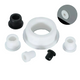White Silicone Rubber Cable Grommet | Open-Center Wire Bush 5–201.5mm