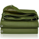 5×7ft to 12×16ft Army Green Heavy Duty Poly Tarp Waterproof Awning Poly PVC Boat Canopy Cover Tarpaulin Tent