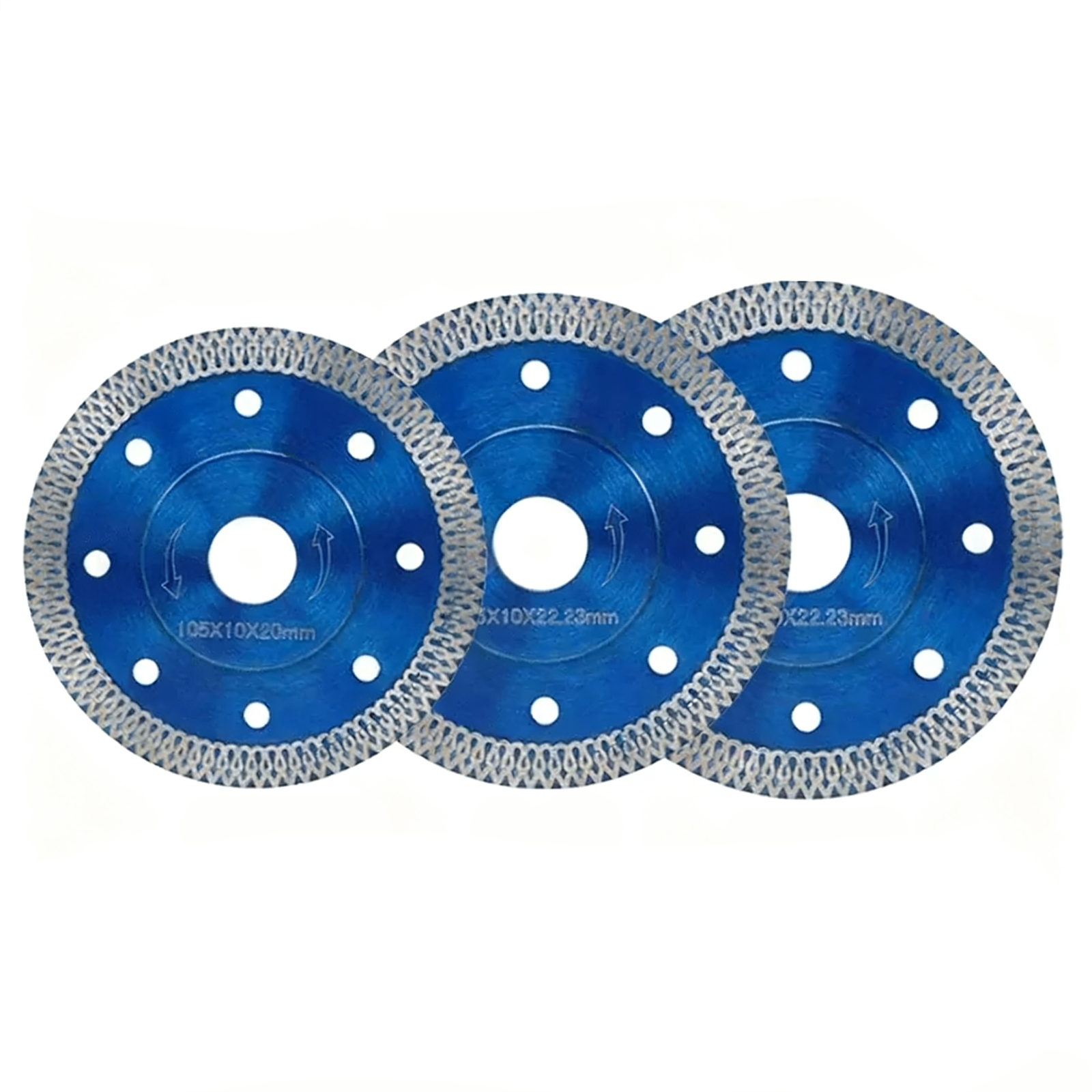 105/115/125MM Turbo Diamond Saw Blade Tile Cutting Disc 3 Size Angle Grinder