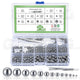 600x Metric Precision Steel Bearing Balls Assorted Stainless Steel Loose Bicycle