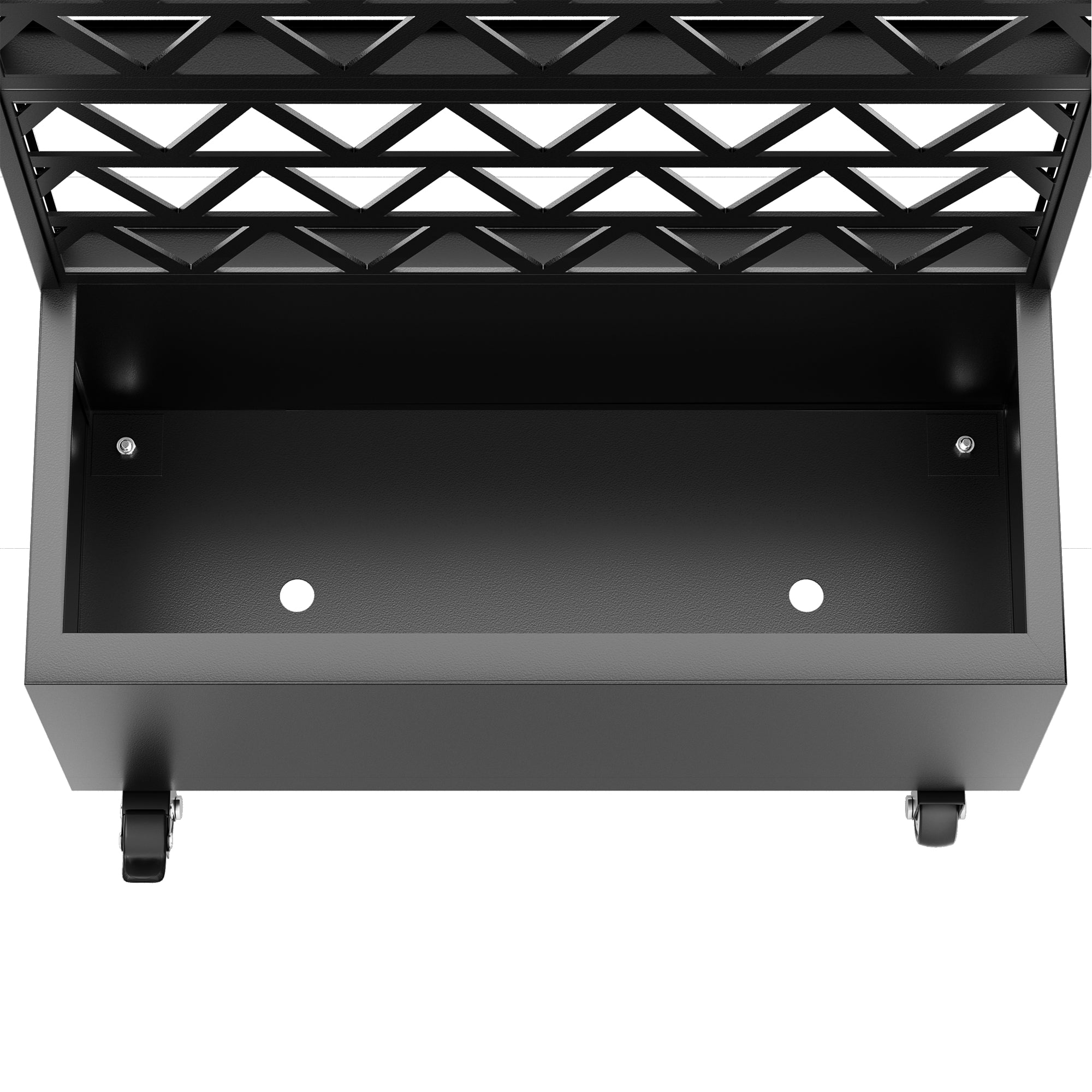 Metal Planter Box with Trellis – 72" Raised Garden Bed for Climbing Plants & Privacy Screen