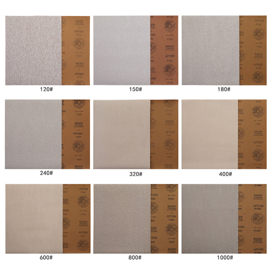 230x280mm AP23M Dry Use Abrasive Sandpaper Grit 120# - 1000# Sand Paper Sheets