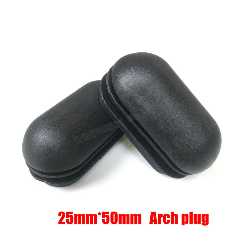 Oval shaped blanking end cap for non-round pipe applications