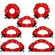 16-Size Router Corner Jig Set