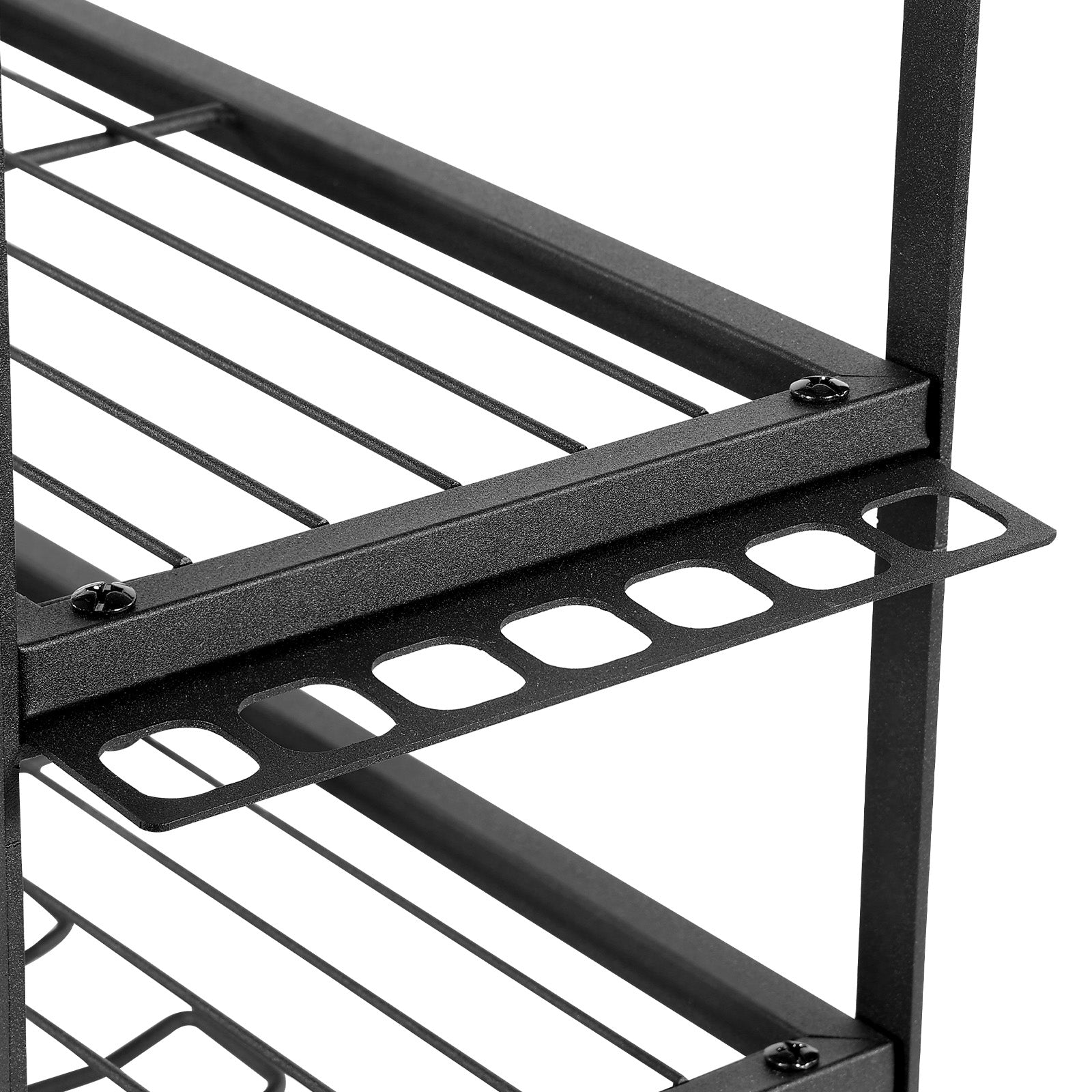 Power Tool Organizer Wall Mount – 4-Layer Storage Rack with 8 Drill Holders & Screwdriver Holder for Garage, Workbench, Workshop