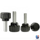 Knurled Thumb Screws with Round Plastic Handle — M3 M4 M5 M6 M8 M10 Clamping Knob Bolts
