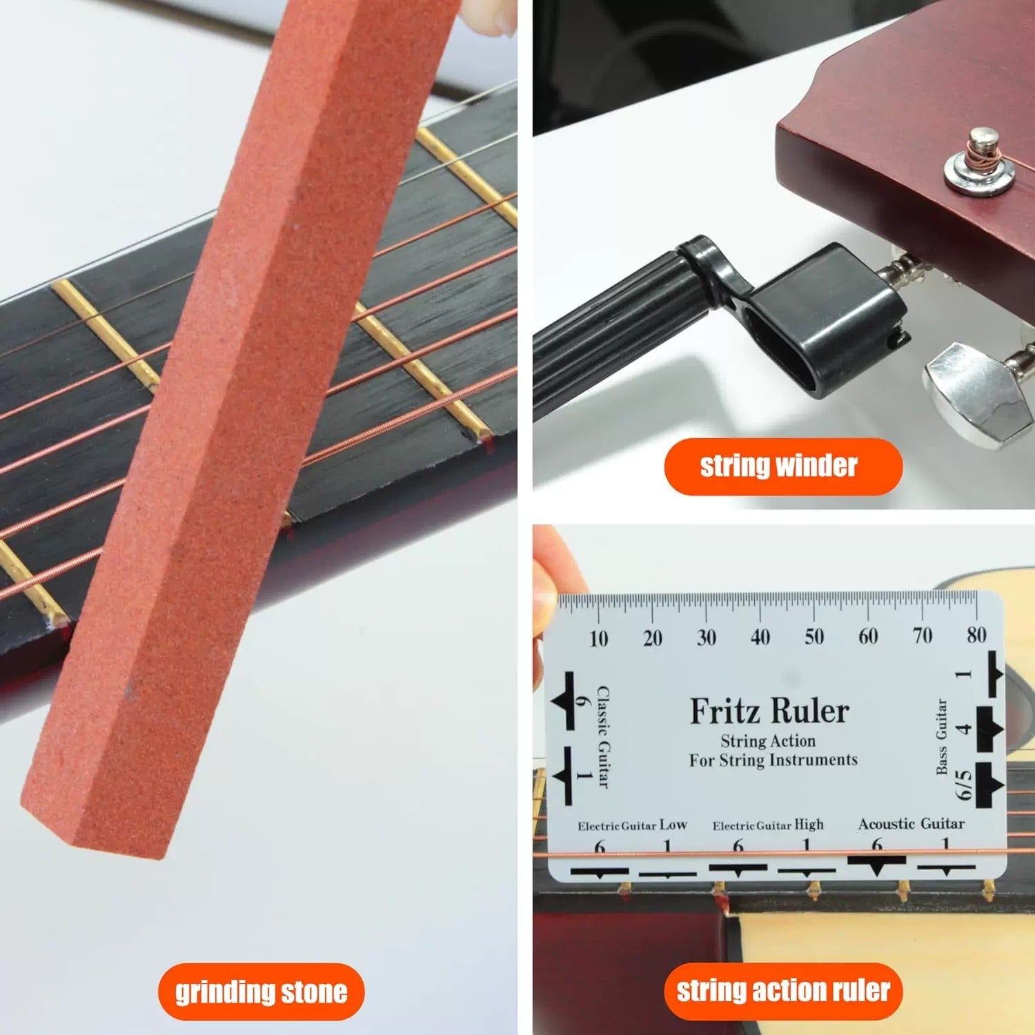 Guitar Repair Tool Kit – Complete Guitar Care & Maintenance Set (11 to 99 Pieces)