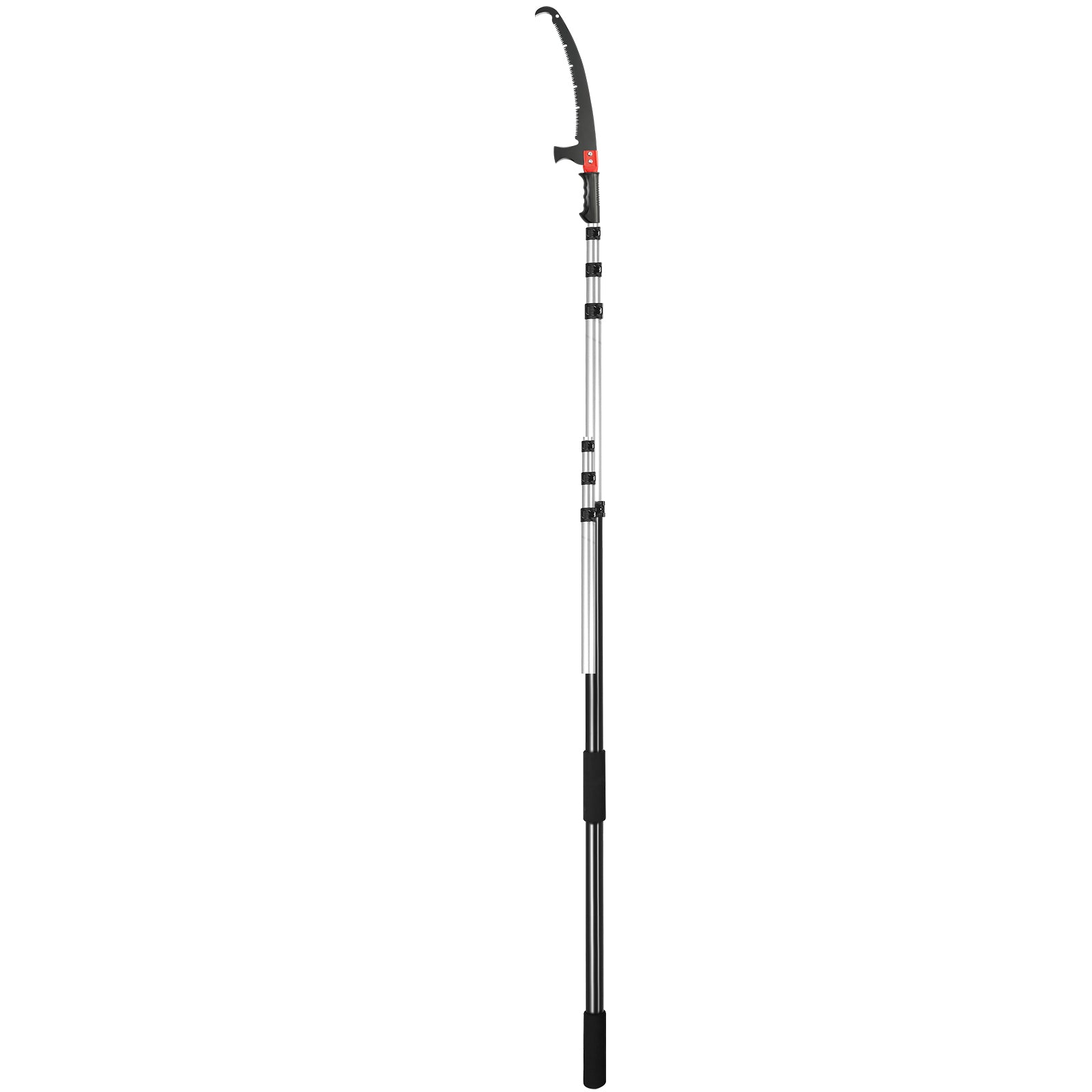 4.9–20 ft Manual Pole Saw – Ultra-Light 6.42 lbs with Chenille Brush & Aluminum Handle