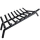 Fireplace Grate 33" Heavy Duty 3/4" Square Bar Steel Log Holder Indoor Outdoor