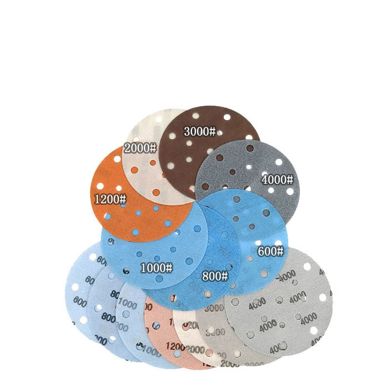 150mm Wet and Dry Sanding Discs 6 inch Sandpaper Hook and Loop Pads 17 Hole