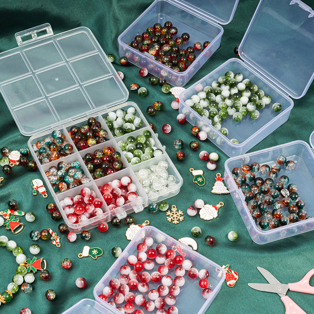 Christmas Bead DIY Jewelry Making Kit – Bracelet & Necklace Accessory Sets, 16 Variants