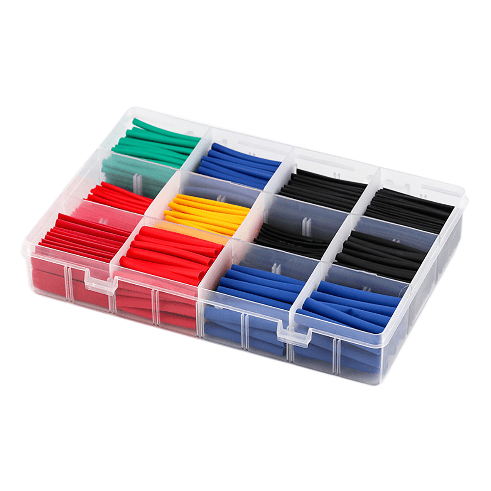 530 pcs heat shrink tubing assortment set multicolored heat shrink tubing set in box | HomeDIYer - HomeDIYer