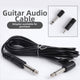 Guitar & Bass Instrument Cable – 6.35mm TS Audio Connection Cable with Optional Adapter (3m / 5m / 10m)
